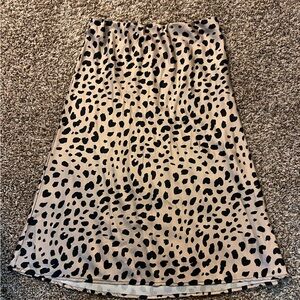 Leopard Slip Skirt - BEST OFFER